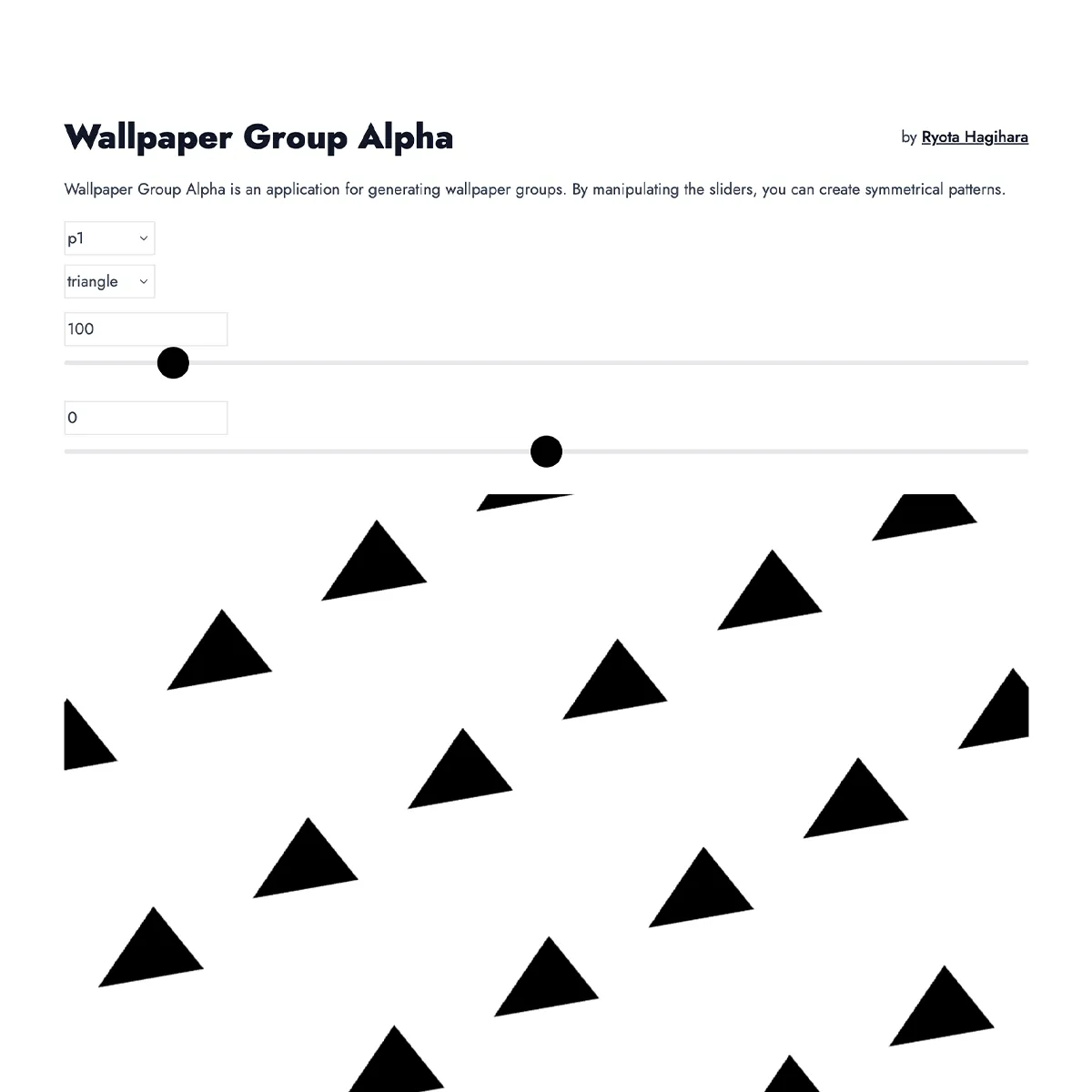 Wallpaper Group Alpha